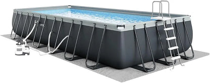 INTEX Ultra XTR 24ft x 12ft x 52in Above Ground Swimming Pool Set w/Pump