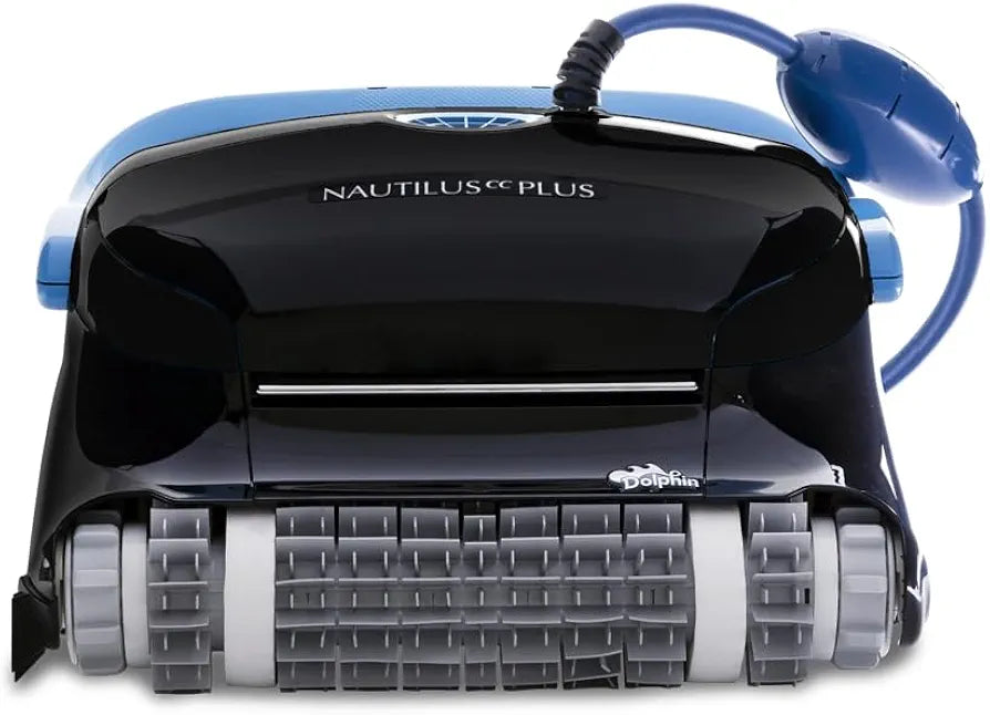 Dolphin Automatic Robotic Pool Vacuum Cleaner, Wall Climbing Scrubber Brush, Smart Navigation, Ideal for In-Ground Pools up to 40FT in Length - Nautilus CC Plus