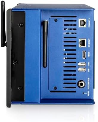 Soundcraft Ui24R Rack-Mountable Laptop or Tablet-Controlled, 24 input Digital Audio Mixer with onboard Signal Processing. Blue and Gray