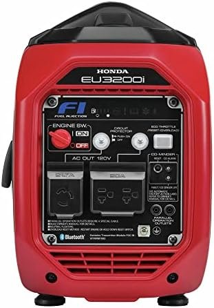 Honda 665730 EU3200IAN 3200 Watt Bluetooth Portable Inverter Generator with CO-MINDER-49-State