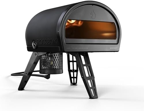Gozney Roccbox Outdoor Pizza Oven, Black, Portable, Gas & Wood Fired, Restaurant-Grade