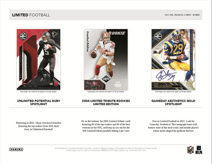 2022 Panini Limited Football Hobby Box