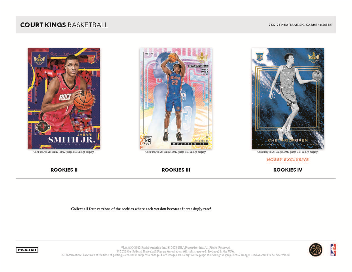 2022-23 Panini Court Kings Basketball Hobby 16 Box Case