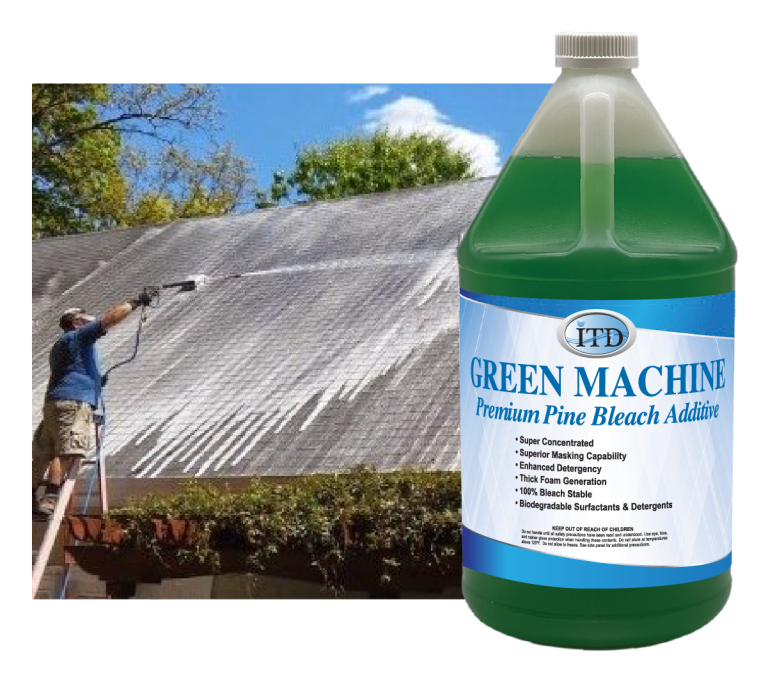 Green Machine – Premium Pine Bleach Additive 5 Gallon