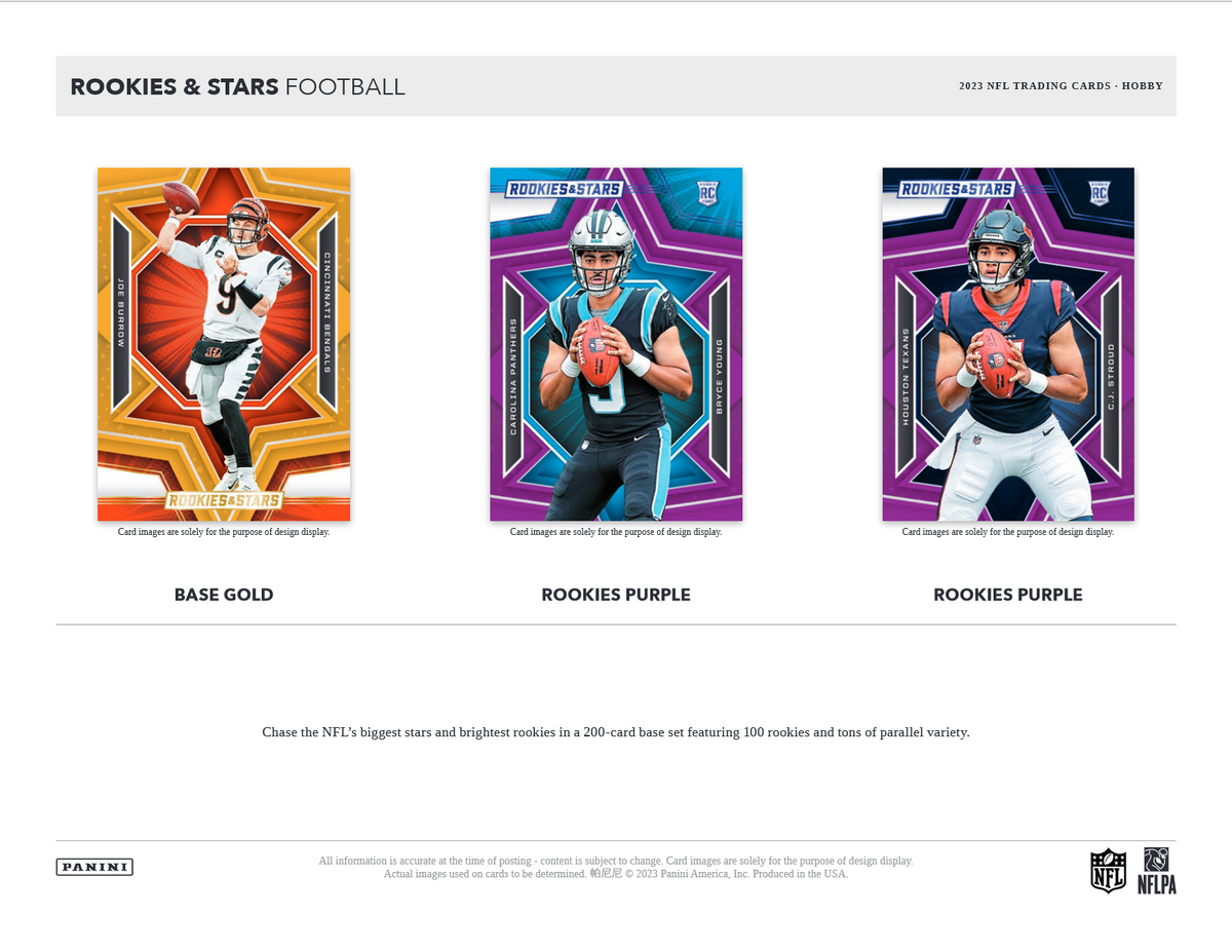 2023 Panini Rookies & Stars Football Hobby 14 Box Case