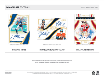 2023 Panini Immaculate Football Hobby 6 Box Case