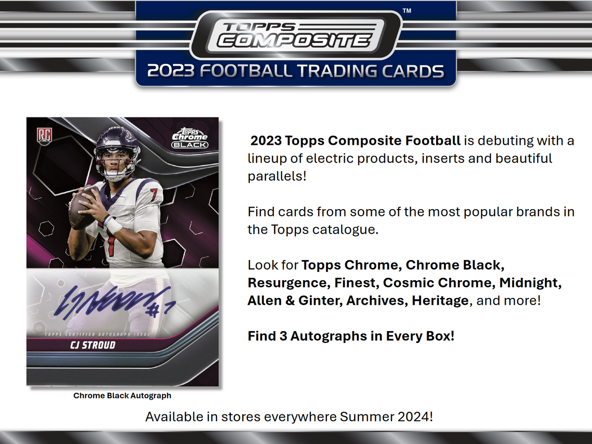 2023 Topps Composite Football Hobby 12 Box Case