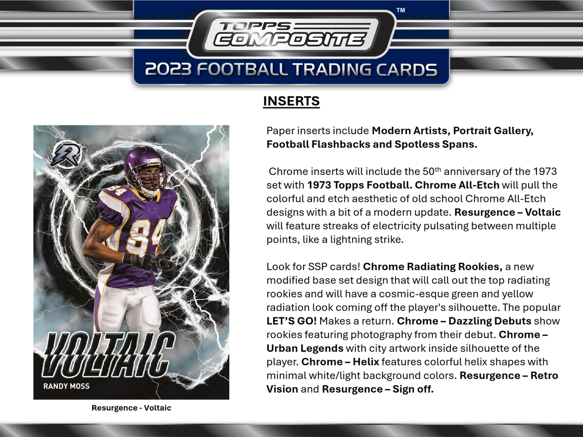 2023 Topps Composite Football Hobby 12 Box Case