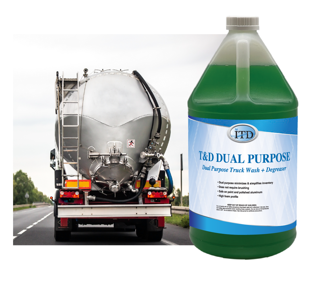 T&D Dual Purpose – Truck Wash + Degreaser 1 Gallon 22223