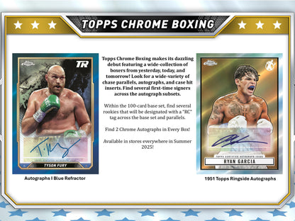 2024 Topps Chrome Boxing Hobby Box