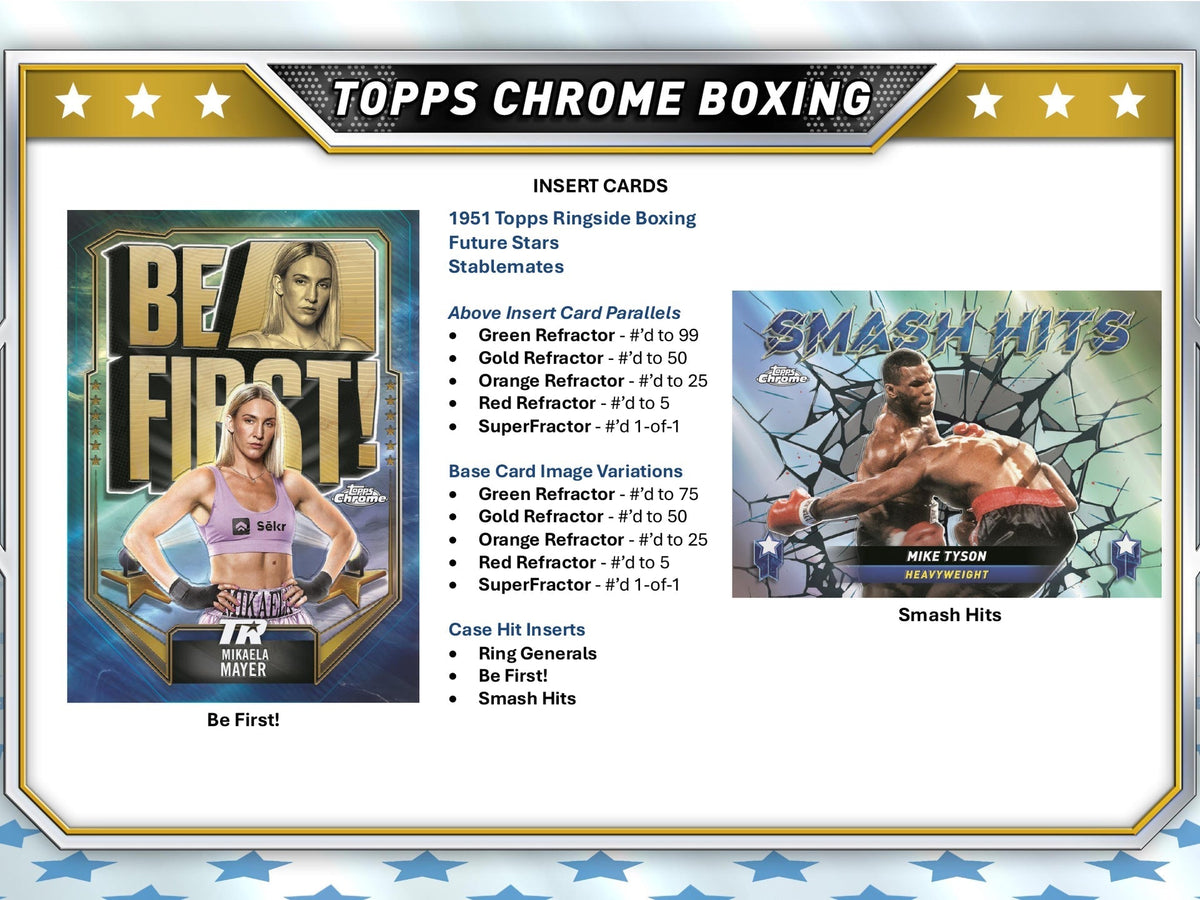 2024 Topps Chrome Boxing Hobby Box