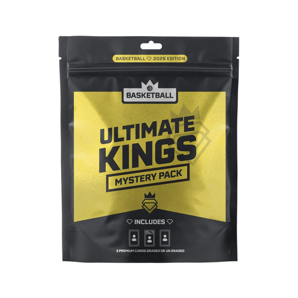 Ultimate Kings - NBA Basketball Mystery Pack (3) Premium Cards Value $250-$2500+