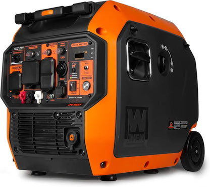 WEN 6800-Watt Dual Fuel RV-Ready Electric Start Portable Inverter Generator with Fuel Shut Off and CO Watchdog for Electric Vehicle Backup