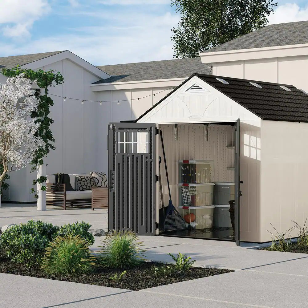 Tremont 8 Ft. W X 10 Ft. D Plastic Shed (85.32 Sq. Ft.)