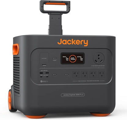 Jackery Explorer 2000 Plus Portable Power Station, 2042Wh, 3000W AC Output
