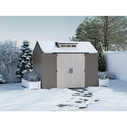 10 Ft. W X 7 Ft. D Plastic Storage Shed (70 Sq. Ft.)