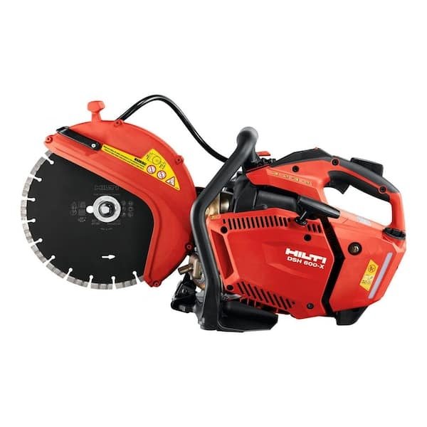 Hilti DSH 600-X 12 in. Hand-Held Concrete Gas Saw with SP Diamond Blade