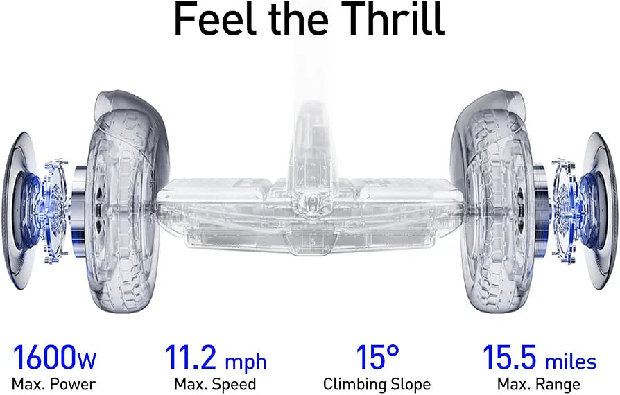 Segway Ninebot S2 Electric Self-Balancing Scooter, 10-Inch Tubeless Tires