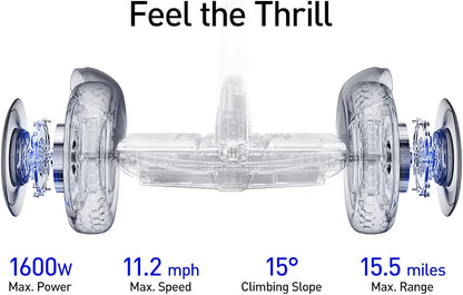 Segway Ninebot S2 Electric Self-Balancing Scooter, 10-Inch Tubeless Tires