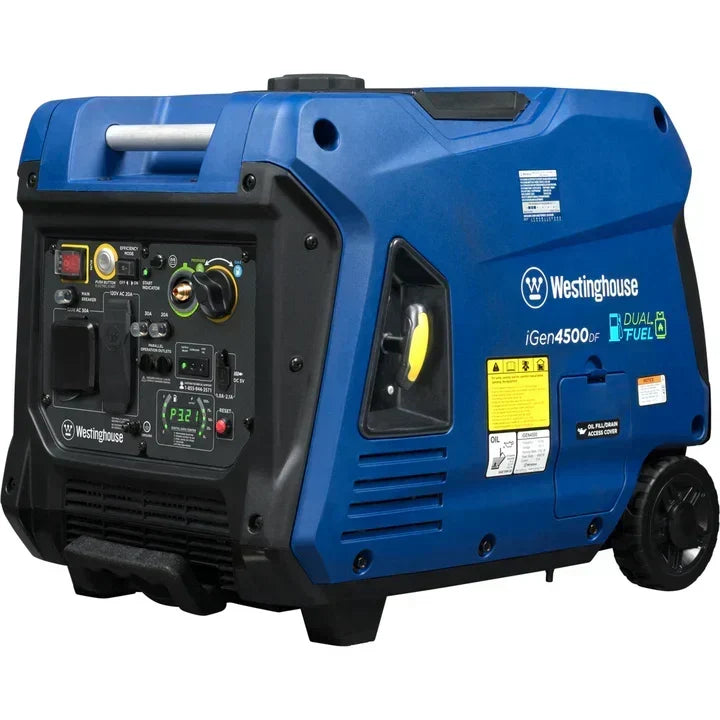Westinghouse iGen4500DF 3700W Dual Fuel Portable Inverter Generator