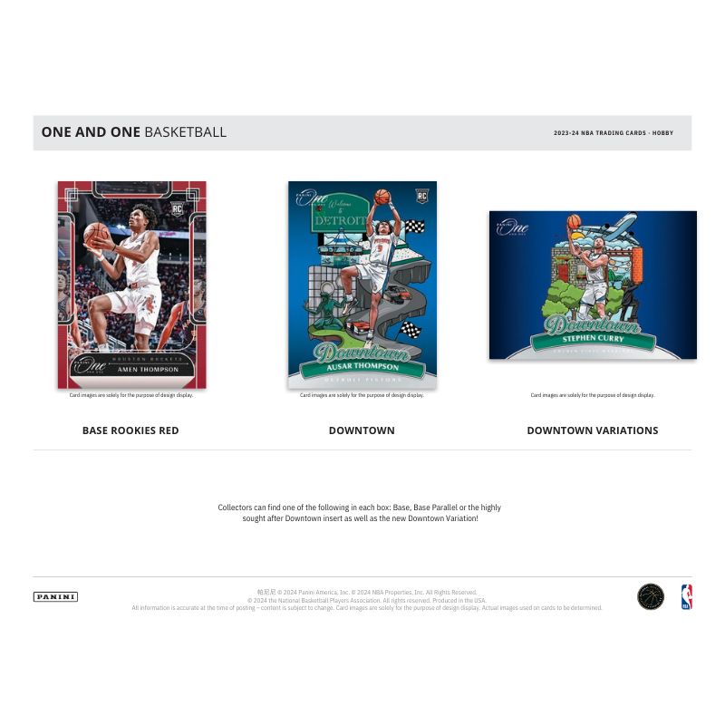 2023/24 Panini One & One Basketball Hobby 10 Box Case