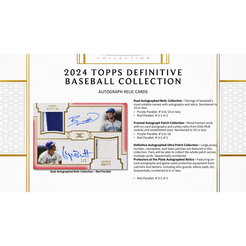 2024 Topps Definitive Baseball Hobby Box