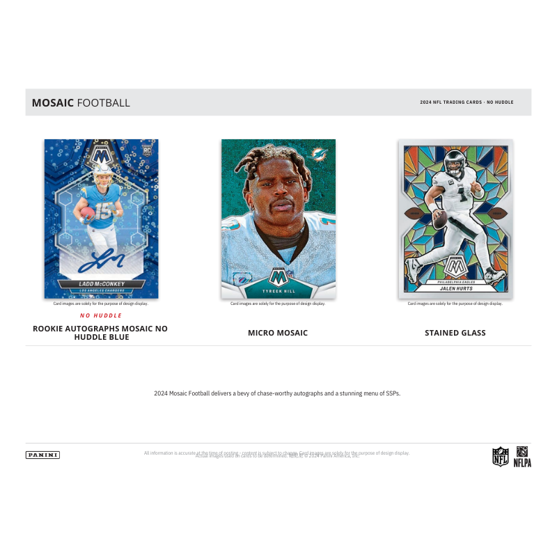 2024 Panini Mosaic Football No Huddle Box
