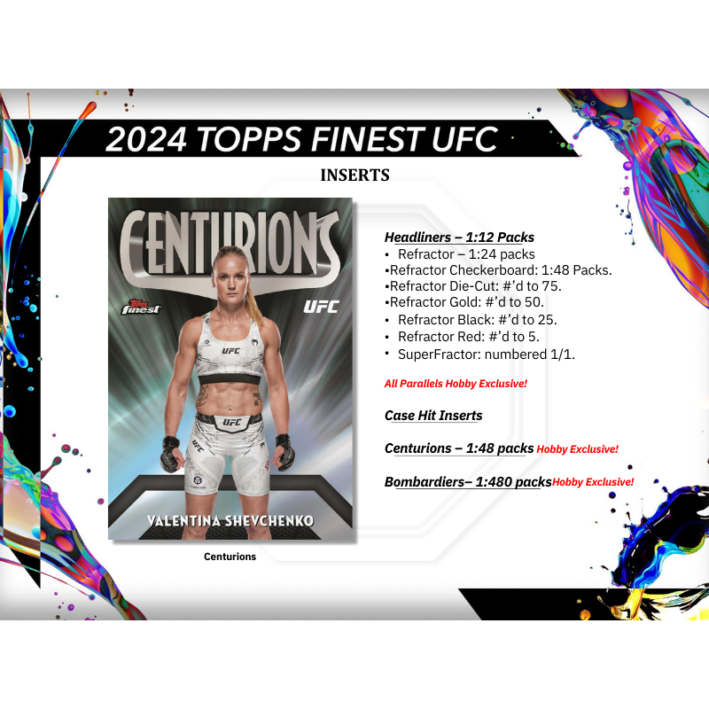2024 Topps UFC Finest Hobby Box