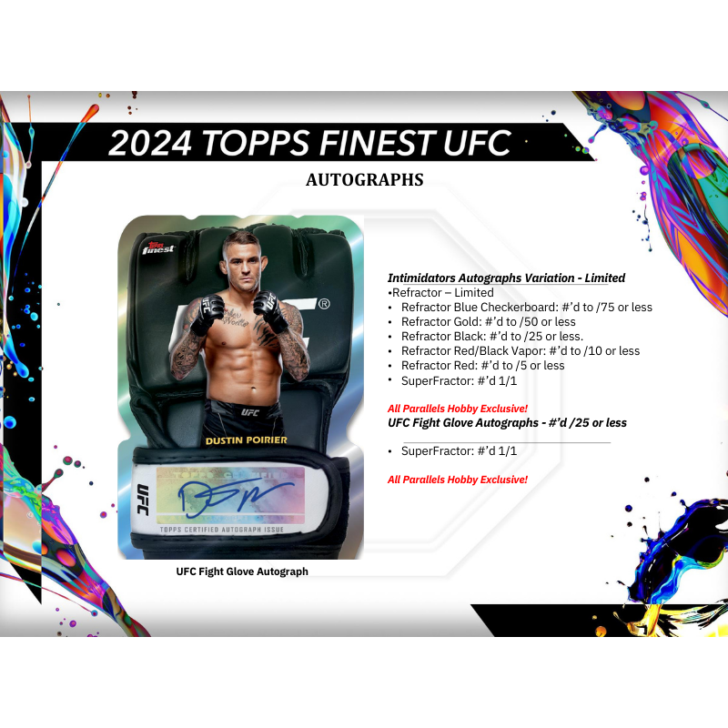 2024 Topps UFC Finest Hobby Box