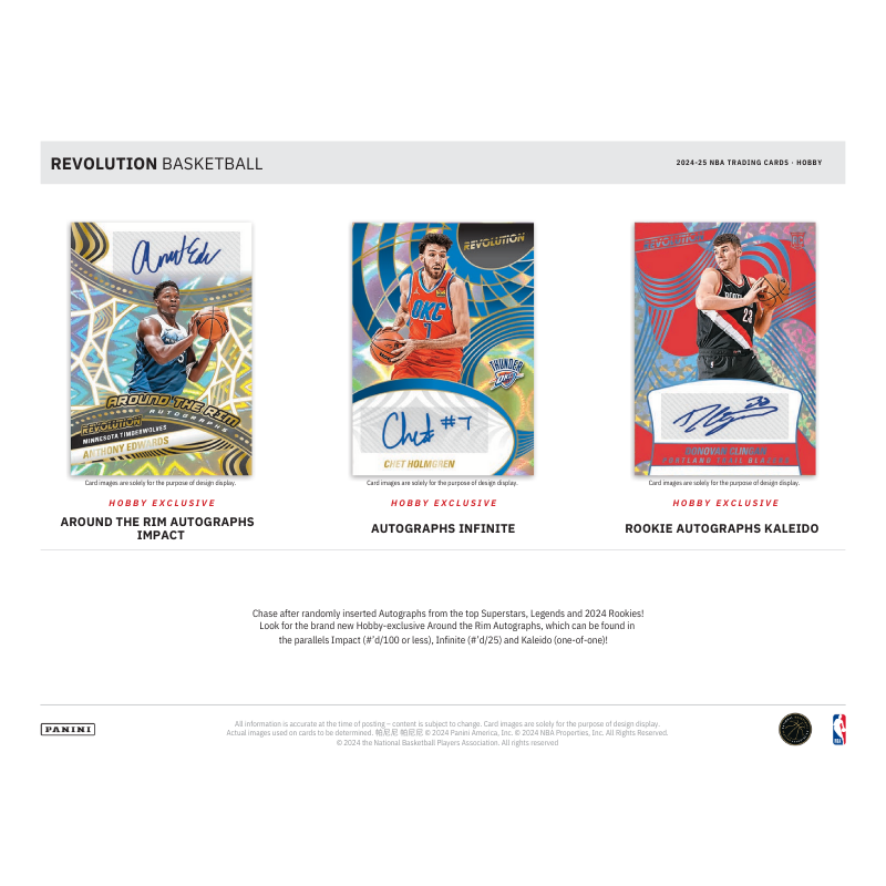 2024/25 Panini Revolution Basketball Hobby 16 Box Case