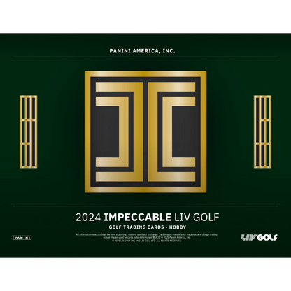 2024 Panini Impeccable LIV Golf Hobby Box