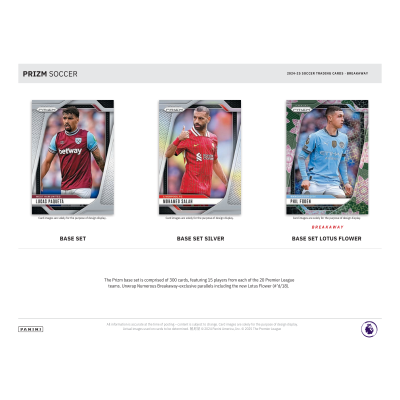 2024/25 Panini Prizm EPL Soccer Breakaway 20 Box Case