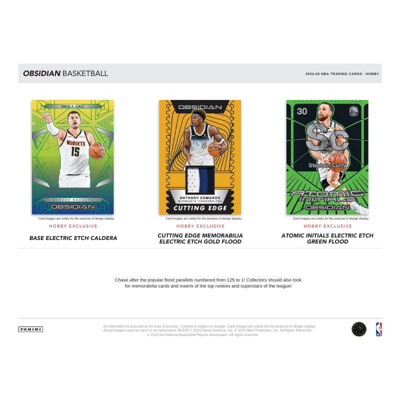 2024/25 Panini Obsidian Basketball Hobby 12 Box Case