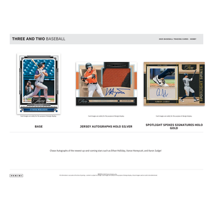 2025 Panini Three & Two Baseball Hobby 10 Box Case