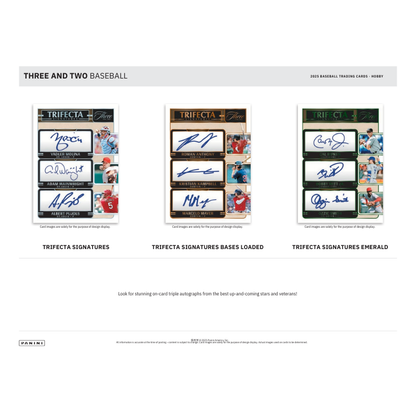 2025 Panini Three & Two Baseball Hobby 10 Box Case
