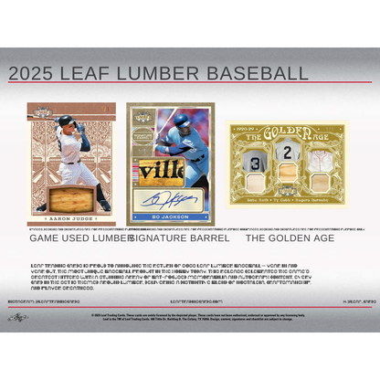 2025 Leaf Lumber Baseball Hobby Box