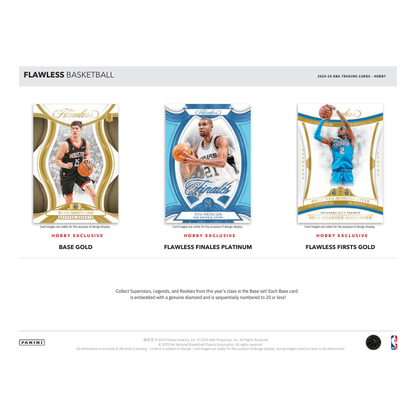 2024/25 Panini Flawless Basketball Hobby 2 Box Case
