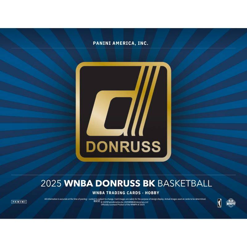 2025 Panini Donruss WNBA Basketball Hobby 16 Box Case
