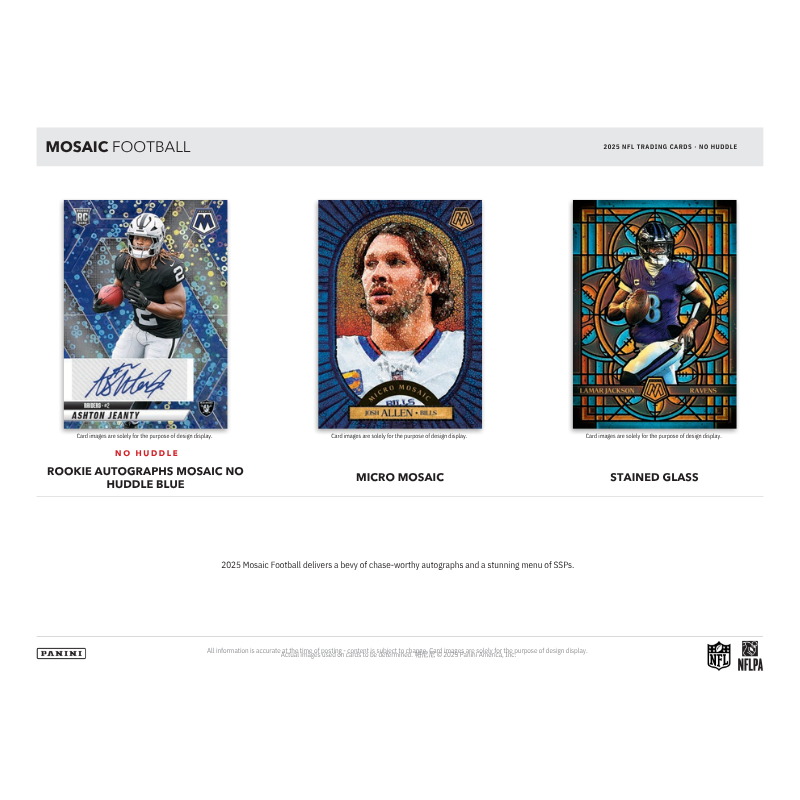 2025 Panini Mosaic Football No Huddle Box