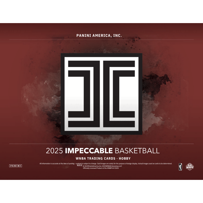 2025 Panini Impeccable WNBA Basketball Hobby 3 Box Case
