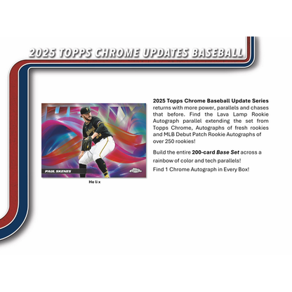 2025 Topps Chrome Update Baseball Hobby Box
