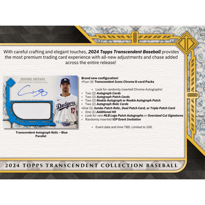 2024 Topps Transcendent Baseball Hobby Case