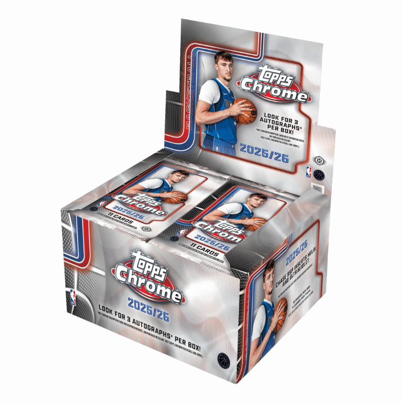 2025/26 Topps Chrome Basketball Jumbo 8 Box Case