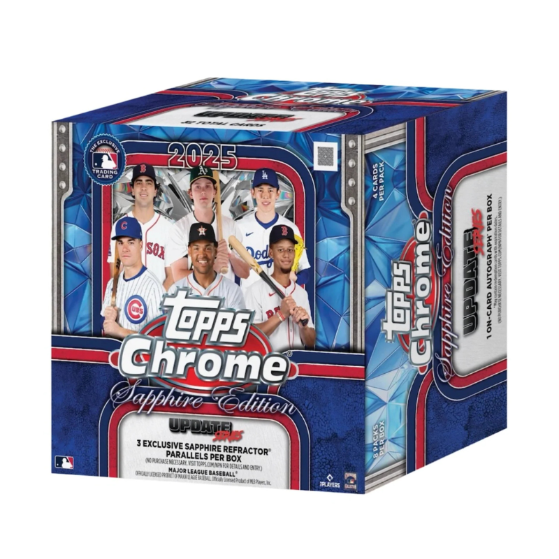 2025 Topps Chrome Update Baseball Sapphire Edition Box