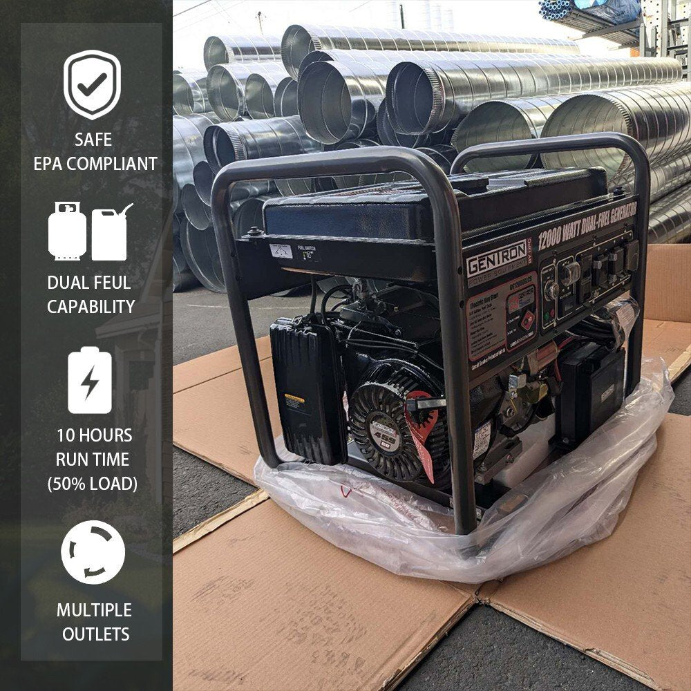 Gentron Power Equipment 12000 / 9000 -Watt GG12000GLCS