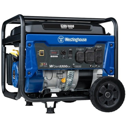 Westinghouse WGen5300cv – 5300 Watt Portable Generator w/ CO Sensor (49-State)